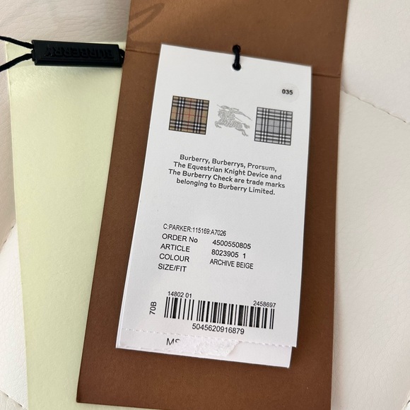 NWT! 67% off SALE!! Authentic Burberry Vintage Check Diaper Tote Bag - Picture 10 of 16